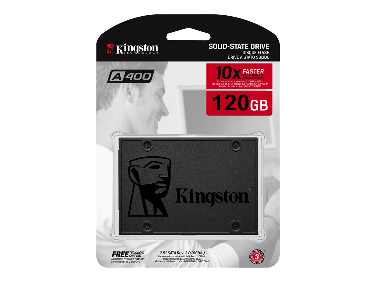 Kingston SSD A400 120GB 2.5" SATA-600