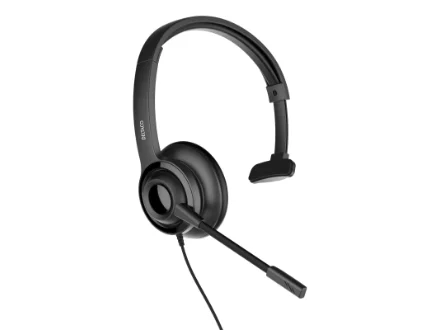 Deltaco Headset mono, USB, noise reducing mic