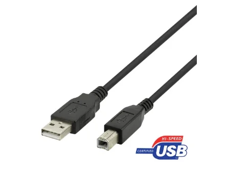 Deltaco USB - Type A - Type B 3m